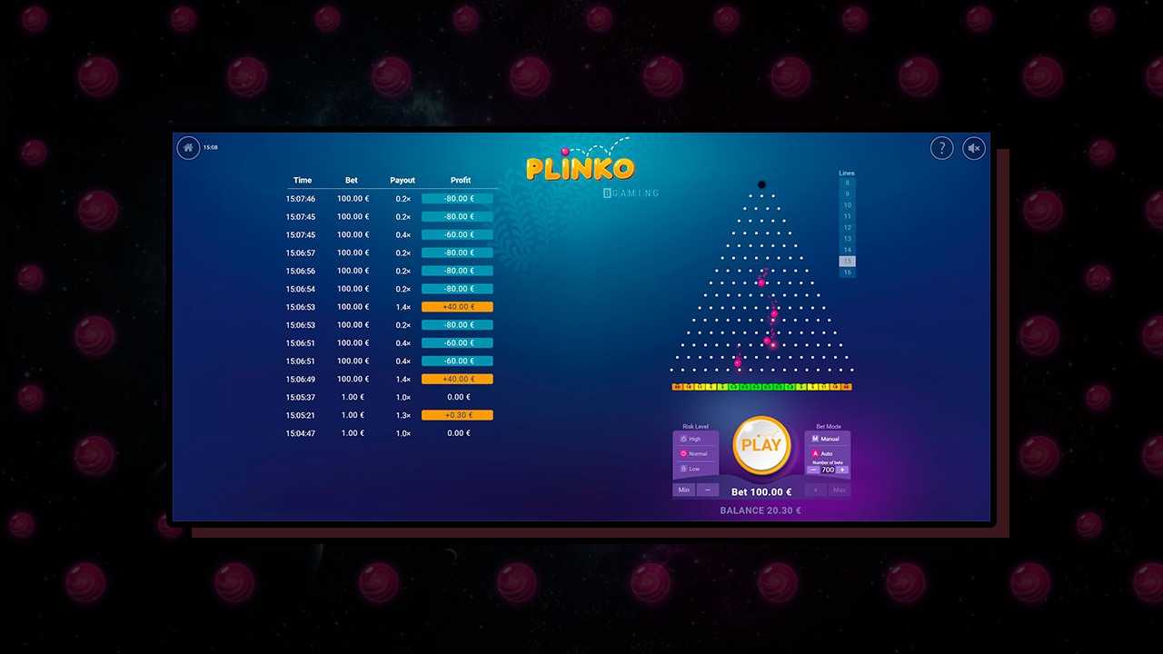 Plinko online game