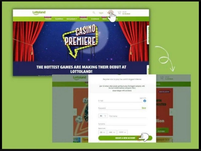 registrazione al Casinò Lottoland