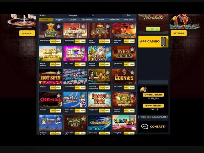 registrazione al Casinò GoldBet